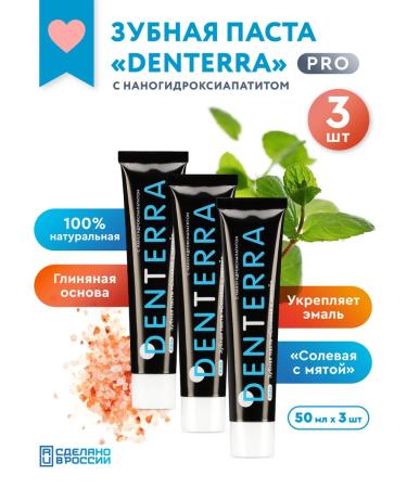 Denterra Pro toothpaste Pro on clay -based saline with mint