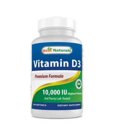 Best Naturals Vitamin D3 240 capsules