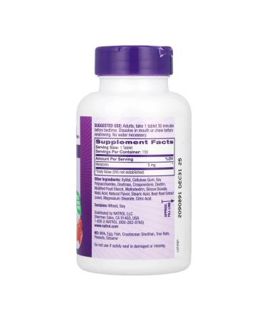 Natrol Sleep additive 150 strawberry tablets 5 mg - Buy Online on GoSupps.com