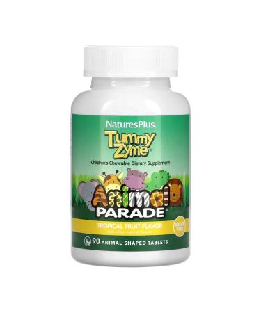 NaturesPlus Tummy ZYME with active enzymes 90 Tab - Buy Online on GoSupps.com