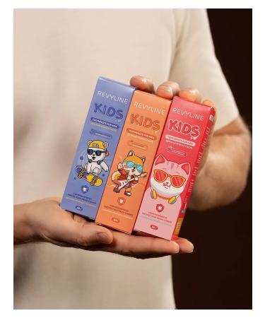 Revyline Children's toothpaste Reviline Kids strawberries 60 g - Buy Online on GoSupps.com
