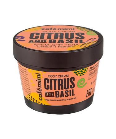 Cafe Mimi Body cream citrus and basil 110 ml