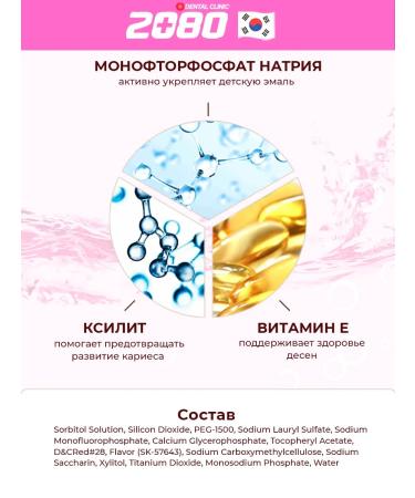 Aekyung 2080 Cleaning children's toothpaste with strawberries taste - Buy Online on GoSupps.com