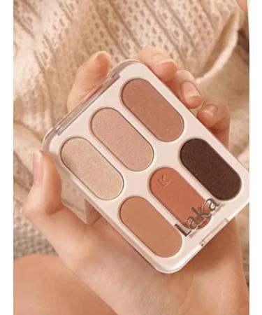 LAKA Forever 6 Eye Palette 04 Tan Peach Palette Palette