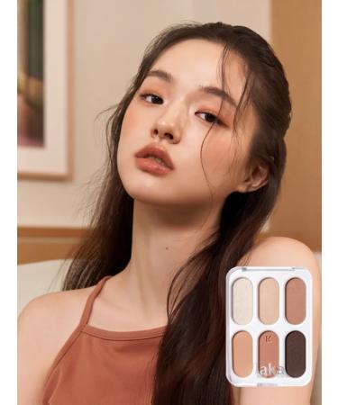 LAKA Forever 6 Eye Palette 04 Tan Peach Palette Palette - Buy Online on GoSupps.com