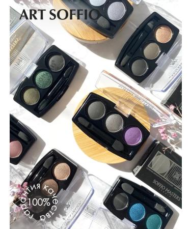 ART SOFFIO Eye Shadows Soffio Masters 15 Fashion Brown - Buy Online on GoSupps.com