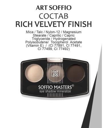 ART SOFFIO Eye Shadows Soffio Masters 15 Fashion Brown - Buy Online on GoSupps.com