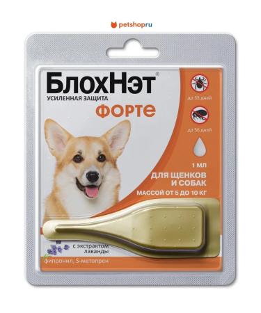 ASTRAPHARM Blochnet Forte for dogs 5-10 kg 1 ml