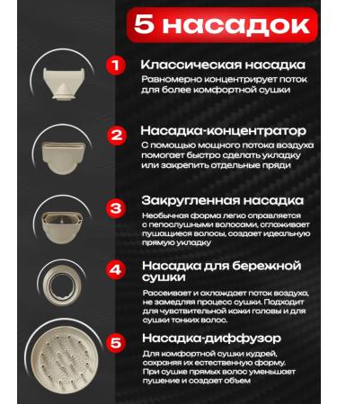 Professional hair hair dryer with no 1 in 1 powerful nozzles - Buy Online on GoSupps.com