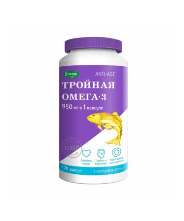 Evalar Triple omega 3 120 capsules