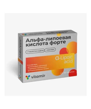 VITAMIR Alpha-lipoic acid Fort 30 Tab