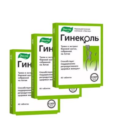 Evalar Gynecol 3 pcs.