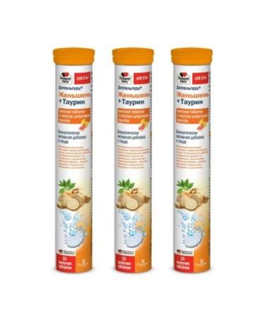 Doppelherz Ginseng + taurin 3 pcs
