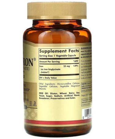 SOLGAR Easily accessible iron - Buy Online on GoSupps.com