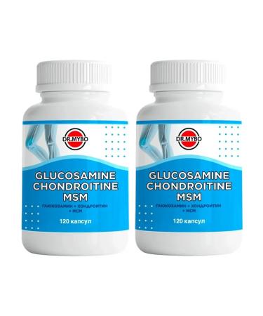 UDACHA LLC Glucosamine+chondroitin+MSM 120 capsules 2 pcs