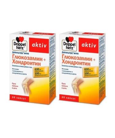 Doppelherz Glucosamine + chondroitin 30 capsules 2 pcs