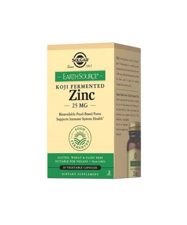 SOLGAR Zinc 25mg in the enzymatic culture of Kodzhi - Buy Online on GoSupps.com