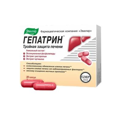 Evalar Hepatrin 30 capsules - Buy Online on GoSupps.com