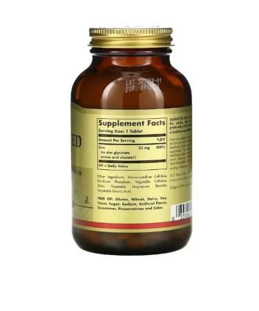 SOLGAR Zinc chelate - Buy Online on GoSupps.com