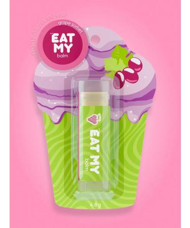 EAT MY Lip balm - hygienic lipstick "Grape sorbet"