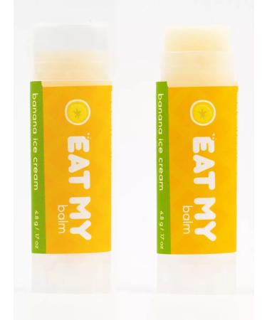Eat My Lip balm - hygienic lipstick "Banana Pimbir" - Buy Online on GoSupps.com
