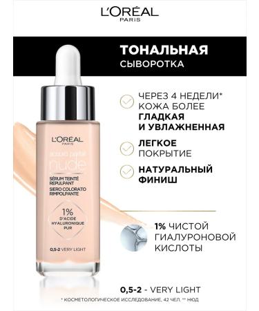 L'OREAL PARIS Hyaluron tonal serum Accord Parfait Nude - Buy Online on GoSupps.com