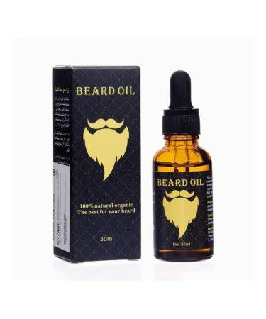 Cosmetic oil for beard and mustache