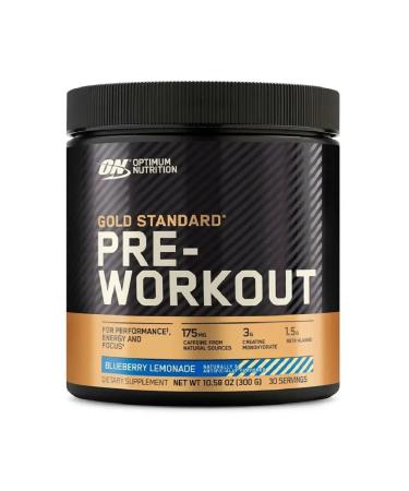 Optimum Nutrition Gold Standard Pre-Workout 300g in blueberry lemonade