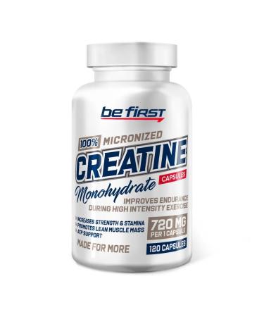 Be First Creatine Monohydrate Creatine Monohydrate Capsules 120 caps