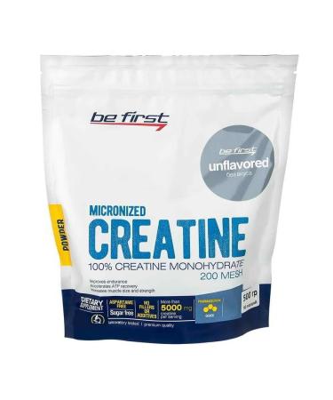 Be First Creatine Monohydrate Creatine Powder 500 grams package