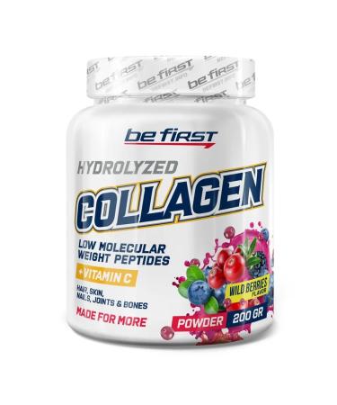 Be First Collagen + Vitamin C Collagen + Vitamin C 200 grams Forest berries - Buy Online on GoSupps.com