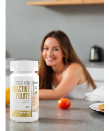 maxler Folic acid Folic Acid Bioactive Flate 120 caps - Buy Online on GoSupps.com