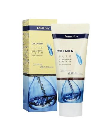 farmstay Collagen foam cleansing for washing with a collagen 180 ml - Buy Online on GoSupps.com