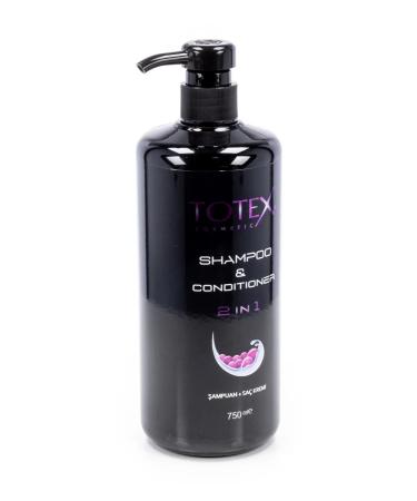 TOTEX Women's hair shampoo and 2 in 1 750ml air conditioning - Buy Online on GoSupps.com
