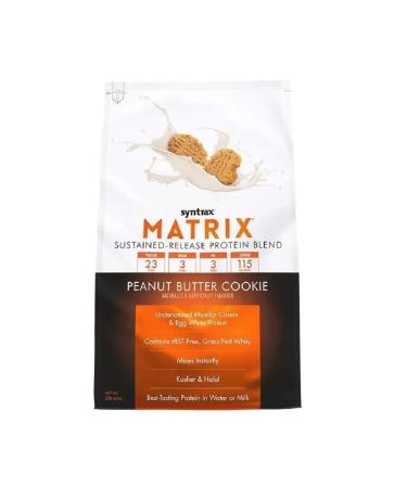SYNTRAX Protein Matrix 907 g package cookies with peanut oil