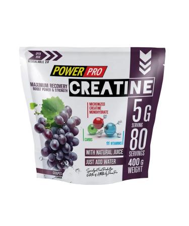 POWER PRO Creatine Creatine Maximum Recovery 400 grams grapes