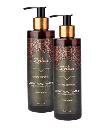 Zeitun Fito-shampoo for hair growth with uzma oil 250 ml 2pcs