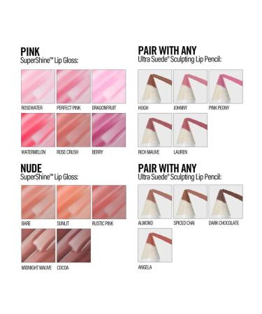 Makeup by Mario Supershine Lip Gloss (Rosewater) lip gloss - Buy Online on GoSupps.com