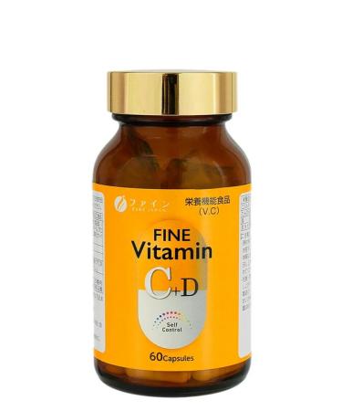 Fine Japan Vitamin C+D strengthening immunity fighting viruses - Buy Online on GoSupps.com