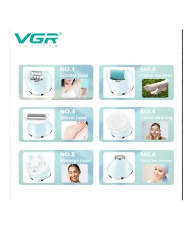 Electric epalator 6B1 for the face and body - Buy Online on GoSupps.com