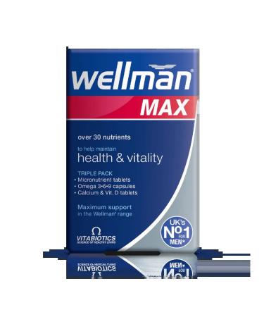 Vitabiotics Wellman Max (Velmen Max) 84 capsules England - Buy Online on GoSupps.com