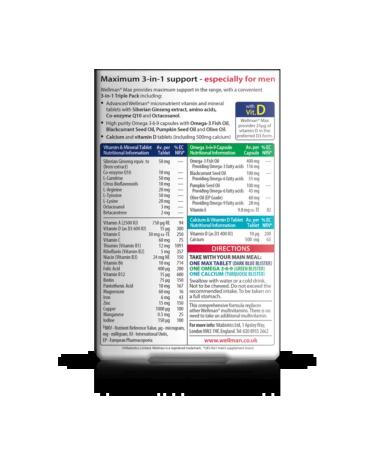 Vitabiotics Wellman Max (Velmen Max) 84 capsules England - Buy Online on GoSupps.com