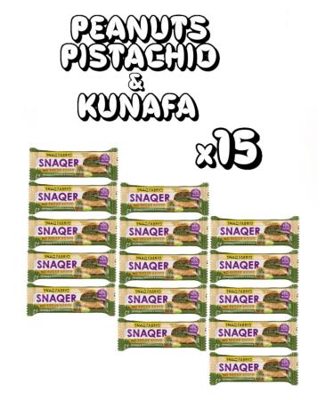 BombBar SNAQR Batonic Bank 15x50g pistachio and kanuf