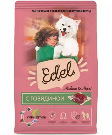Edel Dry food for medium and large dogs with beef 12 kg - Buy Online on GoSupps.com