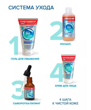 PROPELLER Facial lotion from acne Salicylic acid VNA 2% 210ml - Buy Online on GoSupps.com