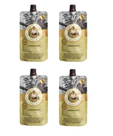 Grandma Agafia's Recipes Hair growth mask restoring 4x100 ml