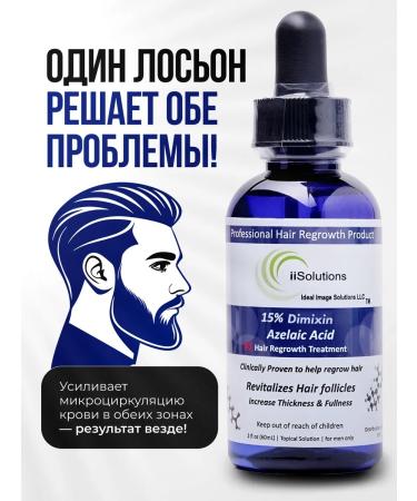 iiSolutions Lotion 10% for hair growth and beard - Buy Online on GoSupps.com