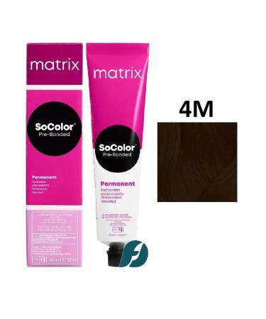 MATRIX Socolor 4m Persistent hair cream for hair 90 ml