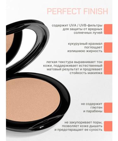 Radiant Professional MakeUp Compact powder matting tone 02 beige pink - Buy Online on GoSupps.com
