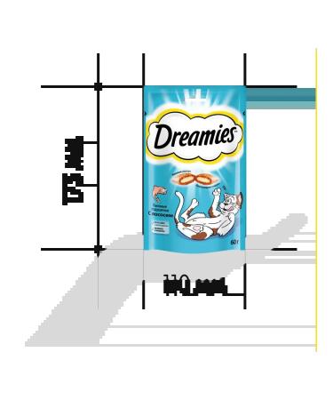 DREAMIES Cotton treat with salmon 60g - Buy Online on GoSupps.com
